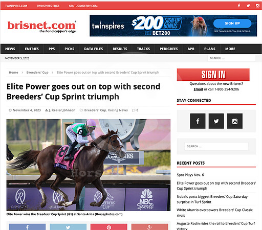 Elite Power BC Sprint