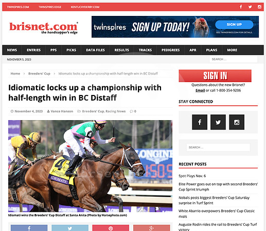 Idiomatic BC Distaff