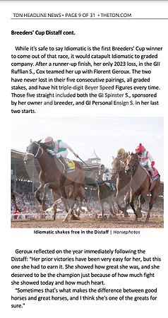 Idiomatic BC Distaff