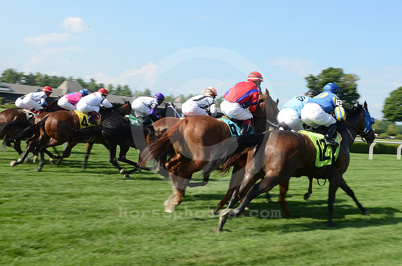saratoga racing action