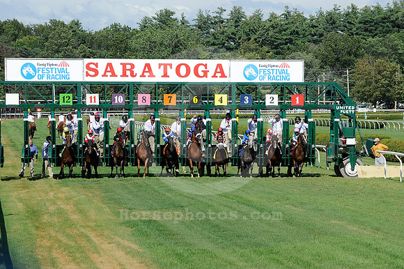 saratoga racing action